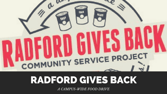 Radford Gives Back