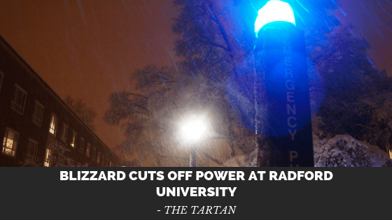 Blizzard Cuts off Power at Radford&nbsp;University