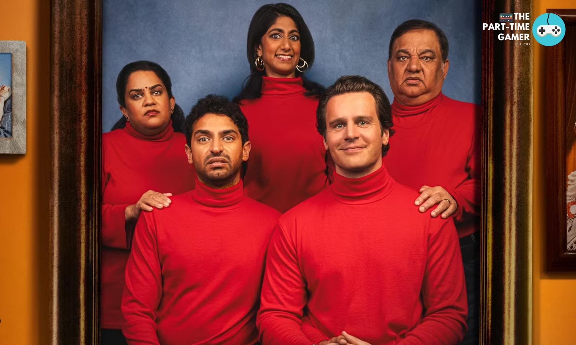 “A Nice Indian Boy film still featuring Karan Soni and Jonathan Groff”