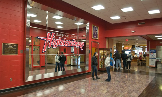 Entrance to a Radford-area dining venue